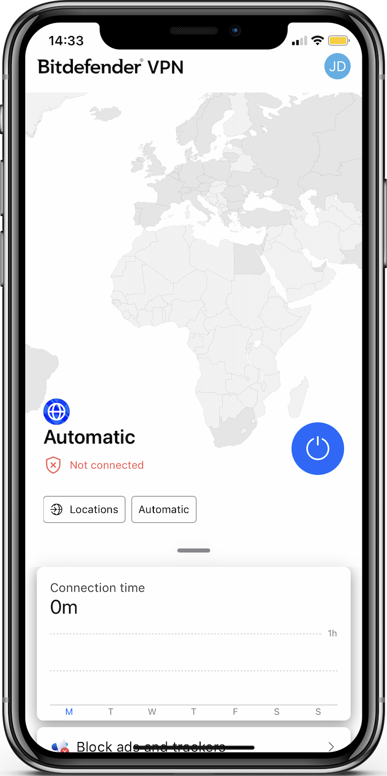 iOS 版 Bitdefender VPN：連接、設置、訂閲