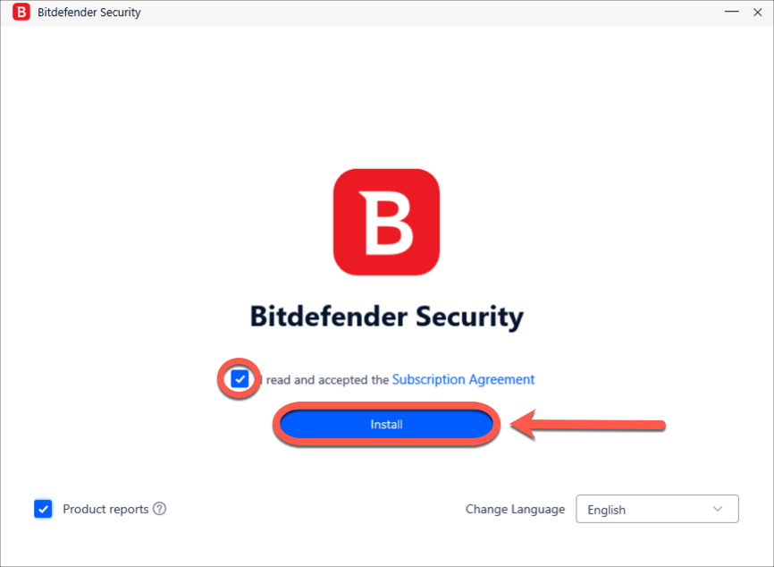 Install Bitdefender on Windows
