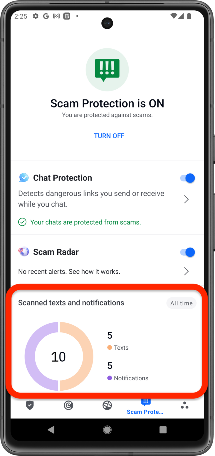 Android 版 Bitdefender Scam Protection (前身為 Scam Alert) 指南