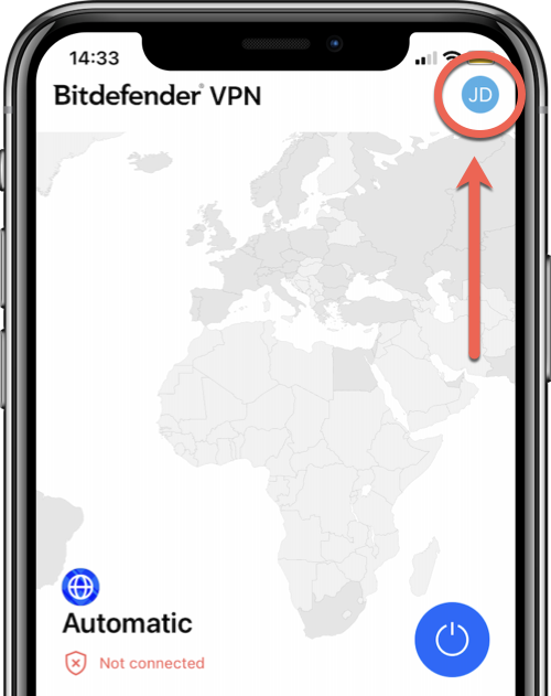 How to restore Purchases in Bitdefender VPN - settings