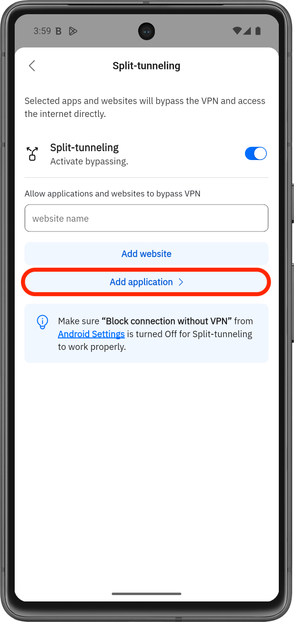 如何將應用程式加入分流管道 - Android
