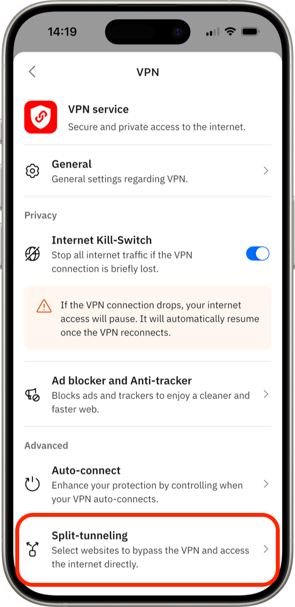 iOS 的分流管道功能